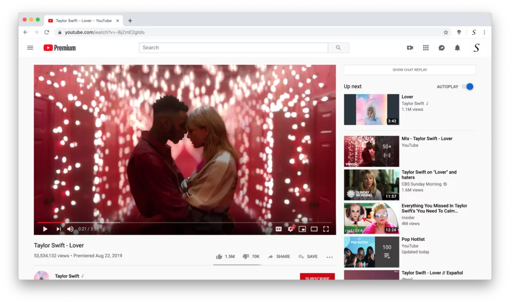 taylor swift lover youtube video color filter 1024x610 1